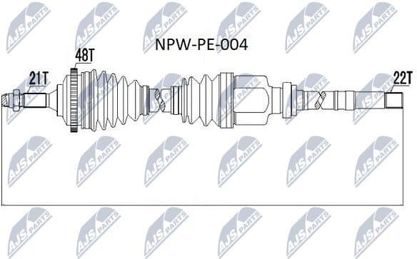 Drive Shaft NPW-PE-004 - image 5