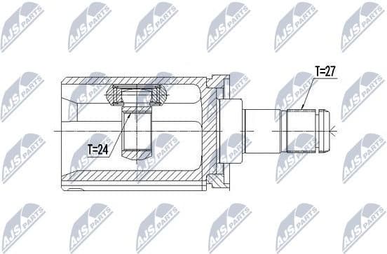 Joint Kit, drive shaft NPW-BM-061 - image 2