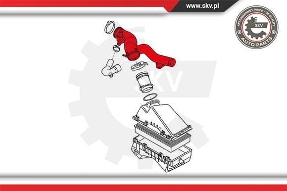 Charge Air Hose 43SKV125 - image 5