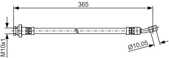 Brake Hose 1 987 481 499