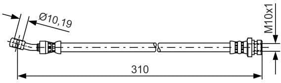Brake Hose 1 987 481 417