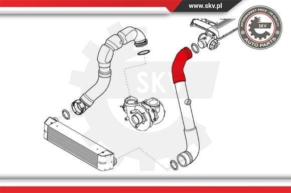 Charge Air Hose 24SKV731 - image 5