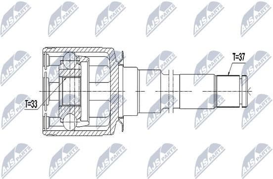 Joint Kit, drive shaft NPW-ME-054 - image 2