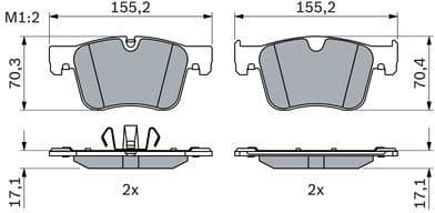 Brake Pad Set, disc brake 0 986 424 860 - image 7