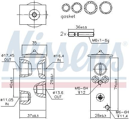 Expansion Valve, air conditioning ** FIRST FIT ** 999292 - image 6