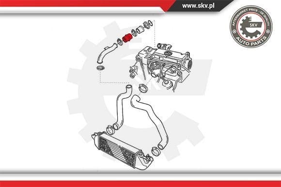 Charge Air Hose 24SKV937 - image 4