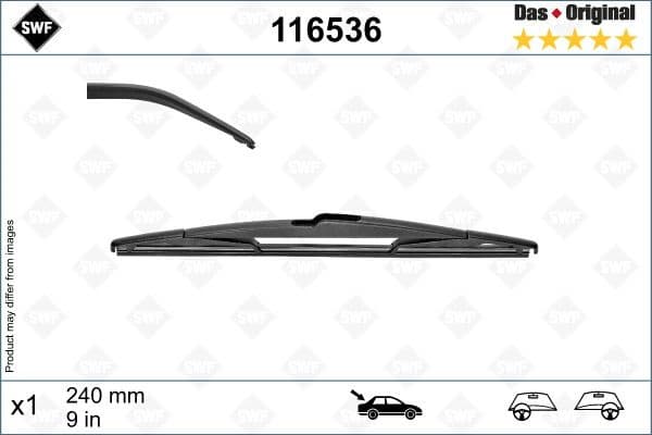 Wiper Blade DAS ORIGINAL REAR 116536