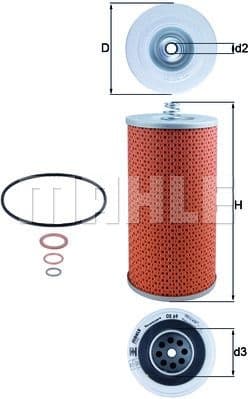 Oil Filter OX69D