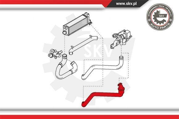 Charge Air Hose 24SKV902 - image 3