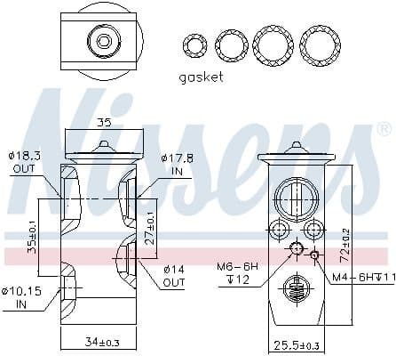 Expansion Valve, air conditioning ** FIRST FIT ** 999279 - image 6