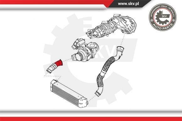 Charge Air Hose 24SKV707 - image 4
