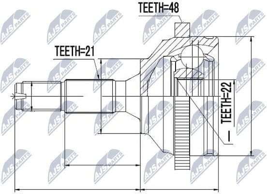 Joint Kit, drive shaft NPZ-PE-020