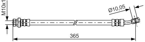 Brake Hose 1 987 481 456