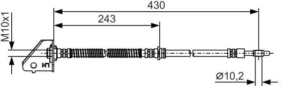 Brake Hose 1 987 481 B29 - image 5
