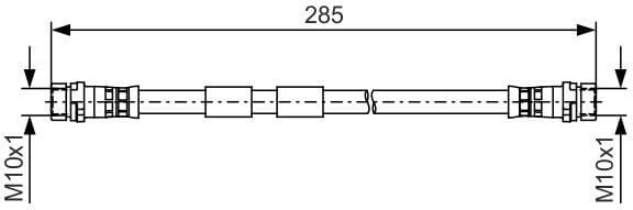 Brake Hose 1 987 481 522