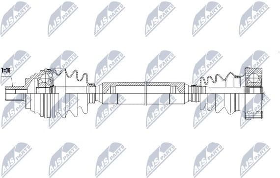 Drive Shaft NPW-VW-058 - image 4