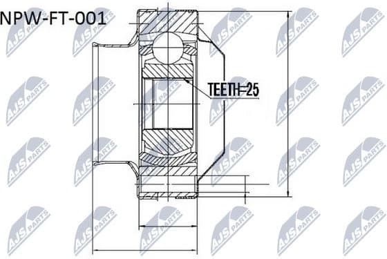 Joint Kit, drive shaft NPW-FT-001