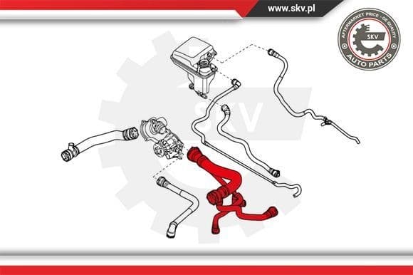 Radiator Hose 24SKV271 - image 4