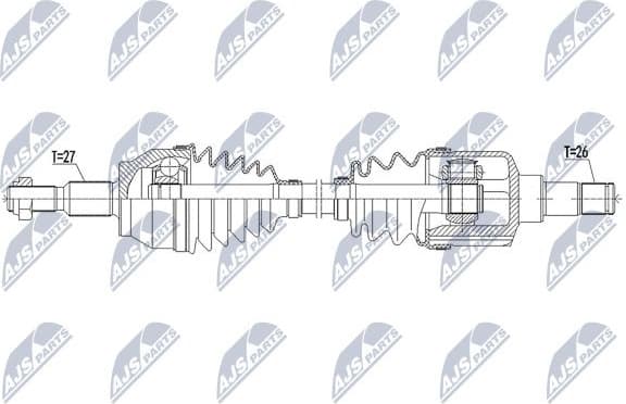 Drive Shaft NPW-FR-109 - image 4