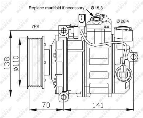 Compressor, air conditioning EASY FIT 32613 - image 5