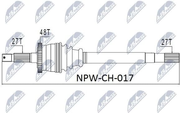 Drive Shaft NPW-CH-017 - image 4