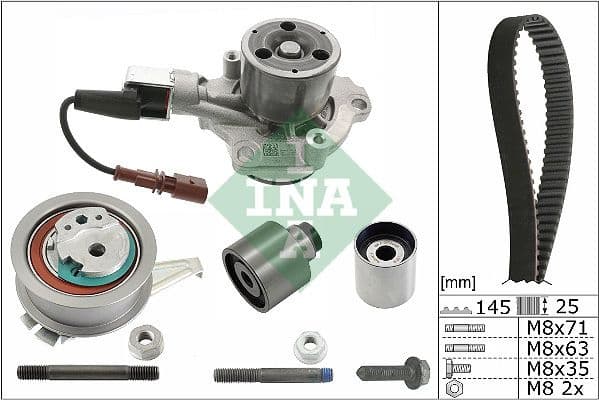 Timing belt kit with water pump 530069930