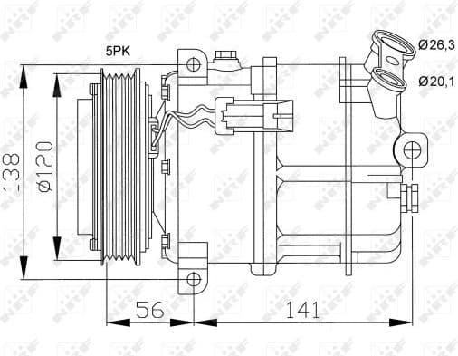 Compressor, air conditioning EASY FIT 32117