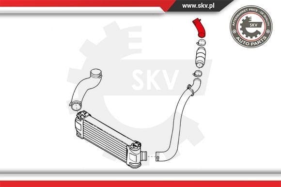 Charge Air Hose 24SKV910 - image 4