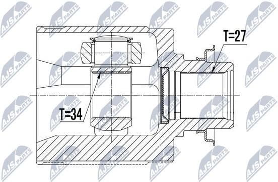 Joint Kit, drive shaft NPW-HD-030 - image 2