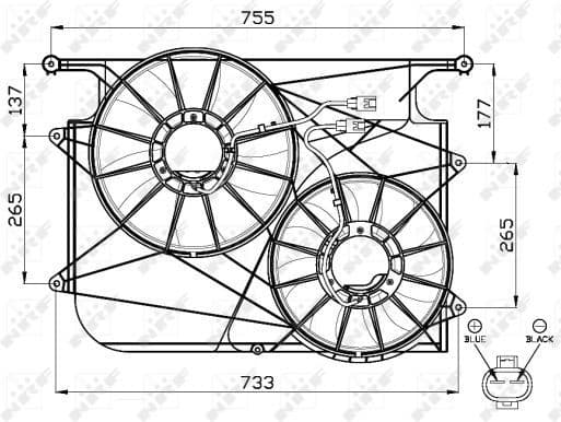Fan, engine cooling 47535 - image 3