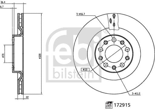 Brake Disc 172915