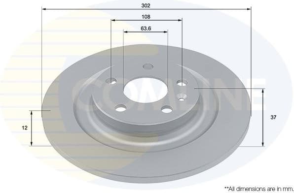 Brake Disc COATED ADC4001