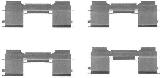 Accessory Kit, disc brake pad 1 987 474 711