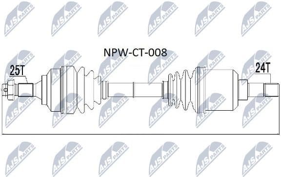 Drive Shaft NPW-CT-008 - image 3