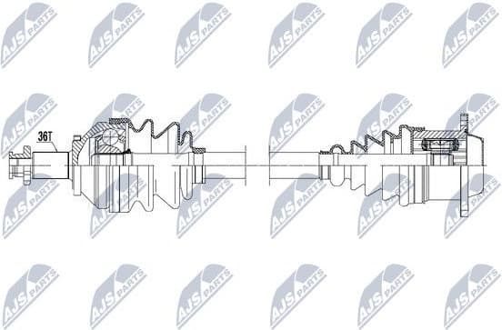 Drive Shaft NPW-VW-145 - image 4