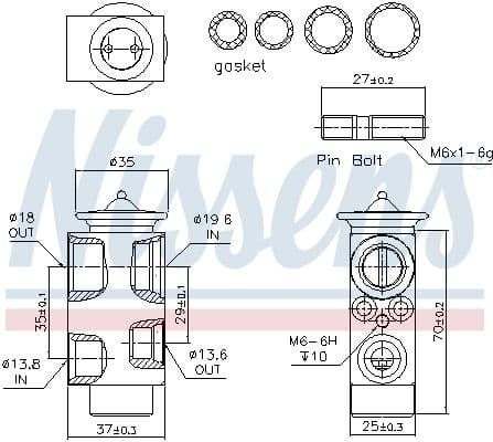 Expansion Valve, air conditioning ** FIRST FIT ** 999311 - image 6