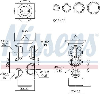 Expansion Valve, air conditioning ** FIRST FIT ** 999228 - image 6