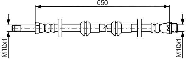 Brake Hose 1 987 481 690