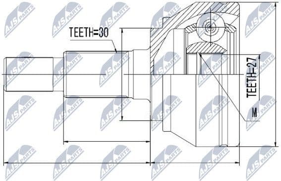 Joint Kit, drive shaft NPZ-VW-027