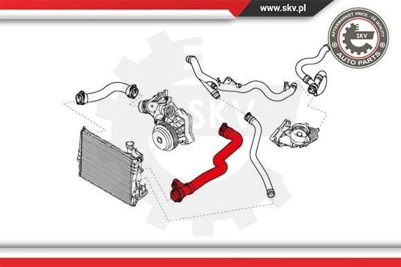 Radiator Hose 43SKV723 - image 4