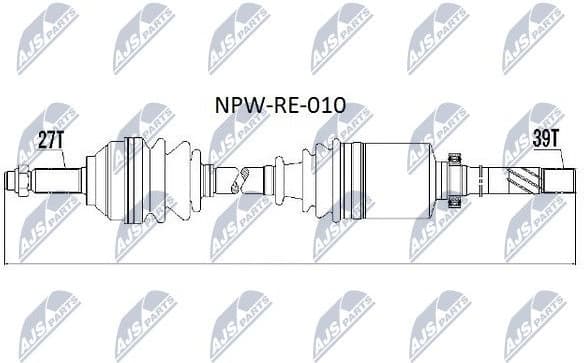 Drive Shaft NPW-RE-010
