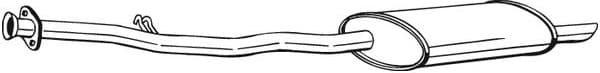 Rear Muffler 283-285