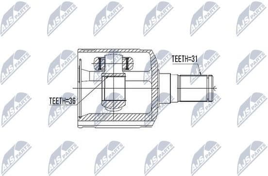 Joint Kit, drive shaft NPW-MZ-047 - image 2