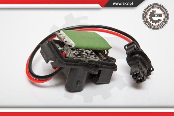 Resistor, interior blower 95SKV066