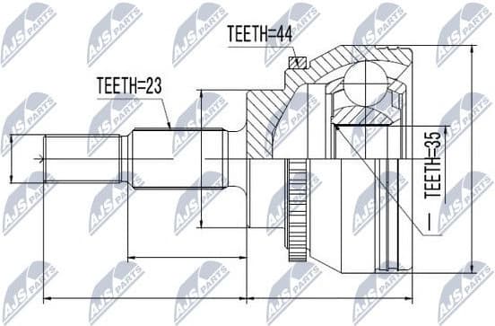 Joint Kit, drive shaft NPZ-RE-031