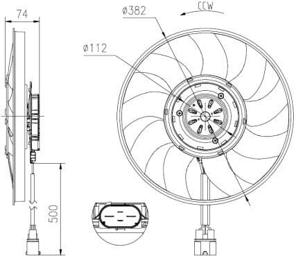 Fan, engine cooling 47919 - image 5