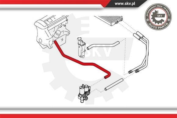 Radiator Hose 43SKV739 - image 4