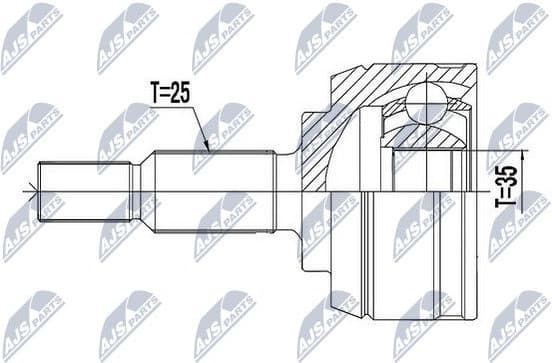Joint Kit, drive shaft NPZ-RE-046 - image 2