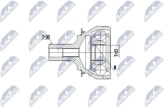 CV joint outer NPZ-ME-023 - image 2