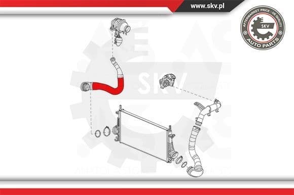 Charge Air Hose 43SKV088 - image 4